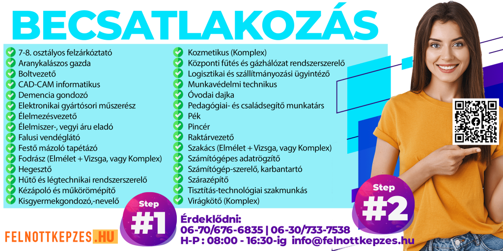 Legkeresettebb tanfolyamok, OKJ becsatlakozás, Felnőttképzés http://www.felnottkepzes.hu/tanfolyamokk/becsatlakozasi-lehetoseg-okj/